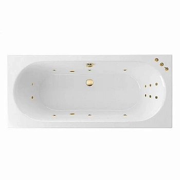 Ванна акриловая EXCELLENT Oceana Slim SMART WAEX.OCE17S.SMART.GL 170x75 белая с гидромассажем
