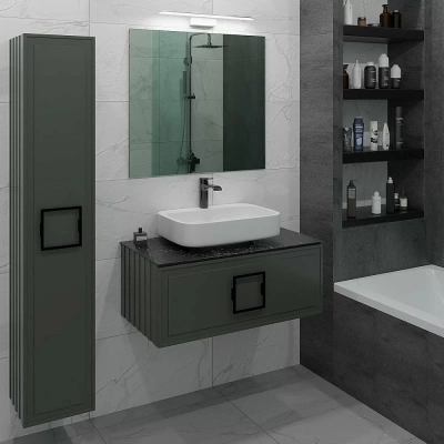Пенал LA FENICE Cubo Grigio 30 серый/ручка черная