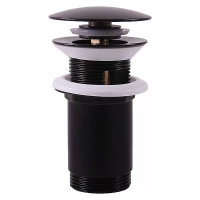 Донный клапан для раковины Rav-Slezak MD0484CMAT черный матовый