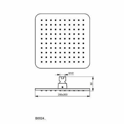 Верхний душ Ideal Standard Idealrain B0024AA