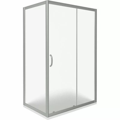 Душевой уголок Good Door Infinity WTW+SP 130х100 стекло рифленое/профиль хром