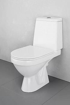 Унитаз-компакт Damixa Origin Evo 2 788607SC белый, с крышкой микролифт, с бачком