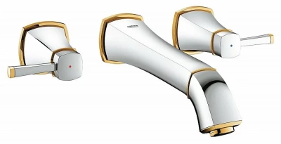 Смеситель для раковины Grohe Grandera 20415IG0 хром/золото
