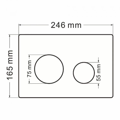 Кнопка для инсталляции ABBER AC0121RG золото розовое