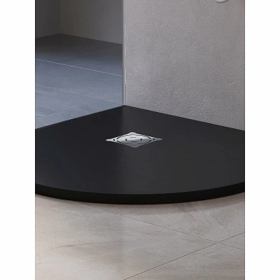 Душевой поддон RGW ST/R-G Stone Tray 16153099-02 90x90 графит