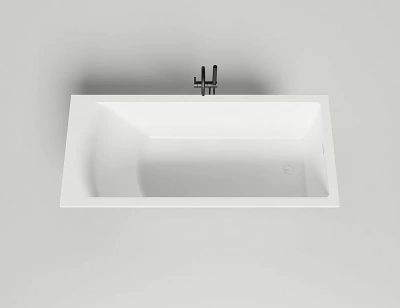 Ванна Salini Cascata KIT S-Stone 104523MRF 180x80 белая/полностью RAL матовая