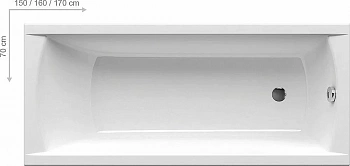 Ванна акриловая Ravak Classic N 170x70