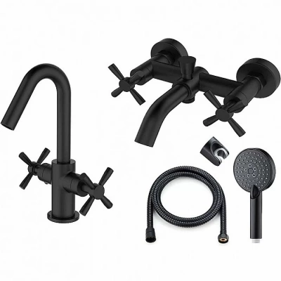 Набор смесителей Orange Mia M34-311b черный