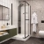 Душевая кабина Ceruttispa MiMi90B 90x90 стекло прозрачное