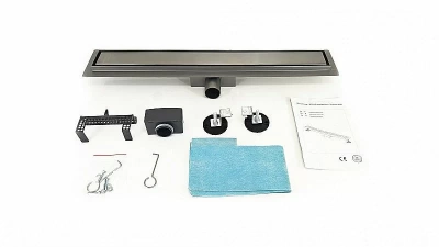 Душевой лоток Esbano Meta 70 M-TILE-70GM ESTRMETTILE70GM оружейная сталь