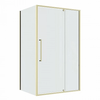 Душевой уголок Niagara Nova NG-45-11ASG-A80SG-34 110x80 стекло прозрачное/профиль брашированное золото