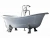 Ванна Gruppo Treesse Epoca V5071 cr 170х80 белая, хром
