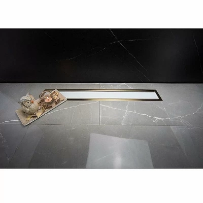 Душевой трап Pestan Confluo Premium Line White Glass Gold 850