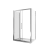 Душевой уголок Good Door Neo WTW+SP+SP 140х100 стекло прозрачное/профиль хром