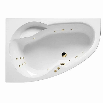 Ванна акриловая EXCELLENT Newa LINE WAEX.NEL16.LINE.GL 160x95 белая с гидромассажем