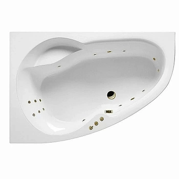 Ванна акриловая EXCELLENT Newa SMART WAEX.NEL16.SMART.BR 160x95 белая с гидромассажем