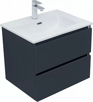 Тумба с раковиной Aquanet Вега 2.0 337947/254363 60 маренго
