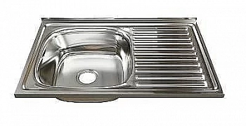 Мойка кухонная MIXLINE ML 528177 хром