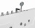 Ванна акриловая Grossman GR-15085 150x85 белая с гидромассажем