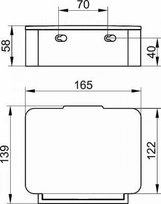 Салфетница KEUCO PLAN 14967010001 хром