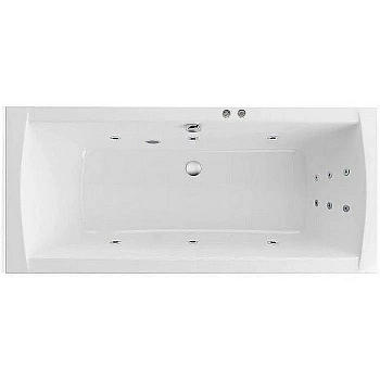 Ванна акриловая Excellent Aquaria Lux Slim LINE WAEX.AQU18S.LINE.CR 180x80 белая с гидромассажем