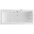 Ванна акриловая Excellent Aquaria Lux Slim LINE WAEX.AQU18S.LINE.CR 180x80 белая с гидромассажем