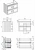 Тумба с раковиной LA FENICE Cubo Grigio TWIN 90 серая/ручки белые