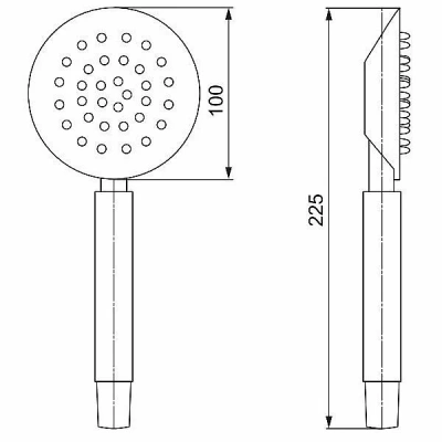 Душевая лейка PAINI Tivoli TICR155 хром