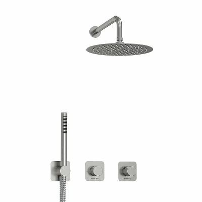Душевая система WasserKRAFT Tauber 6400 SET2833 никель