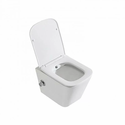Унитаз BelBagno Due BB3103CHR-BS/SC безободковый, с крышкой микролифт