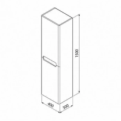 Шкаф-пенал IDDIS Edifice EDI40W0i97 40 белый