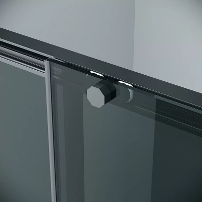 Душевой уголок Grossman Style 120.K33.05.1090.21.10 100x90 профиль черный матовый/стекло тонированное