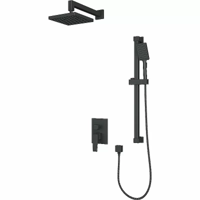 Душевая система Rush Thira TR3635-41Black черная матовая