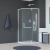 Душевой уголок RGW Hotel HO-084W 90x90 350608499-25 стекло матовое/профиль белый