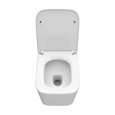 Унитаз подвесной BelBagno DUE-TOR BB5171CH-TOR/SC белый, с крышкой микролифт, безободковый, слив-торнадо