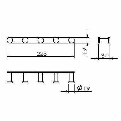 Крючок Langberger Accessories 28035A