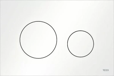 Кнопка для инсталляции TECE Loop 9240926 белый матовый