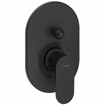 Смеситель для ванны Hansgrohe Rebris S 72449670 черный матовый