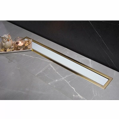 Душевой трап Pestan Confluo Premium Line White Glass Gold 300