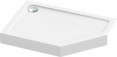 Душевой поддон Good Door Пента 120x80 левый белый