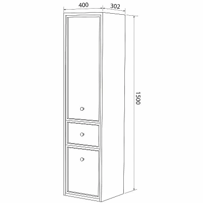 Пенал Iddis Torr 40 TOR40D0i97 темно-серый