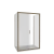 Душевой уголок Good Door JAZZ WTW+SP+SP 130х90 стекло прозрачное/профиль золото