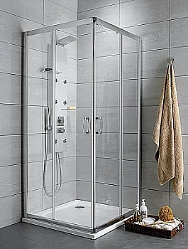 Душевой уголок Radaway Premium Plus D 80x100 30434-01-01N стекло прозрачное/профиль хром