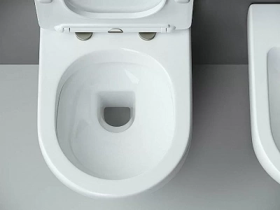 Унитаз подвесной Ceramica Nova Metropol CN4002_1002W_1000  безободковый, с крышкой микролифт, с инсталляцией и белой кнопкой