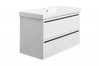 Тумба с раковиной LA FENICE Elba Bianco TWIN 100 белая