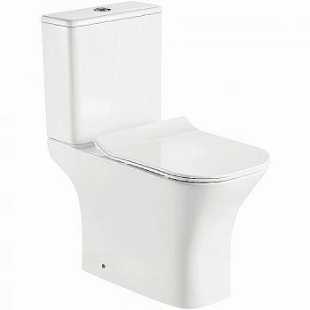 Унитаз напольный Koller Pool Trend безободковый, с крышкой микролифт, с бачком
