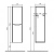 Пенал Belbagno Luxury/Soft 1500 металлик