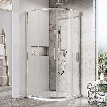 Душевой уголок Ravak BLIX SLIM BLSCP4 80x80 блестящий/Transparent