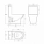 Унитаз-моноблок BelBagno NEON BB8617CPR-MN/SC белый, с крышкой микролифт, безободковый