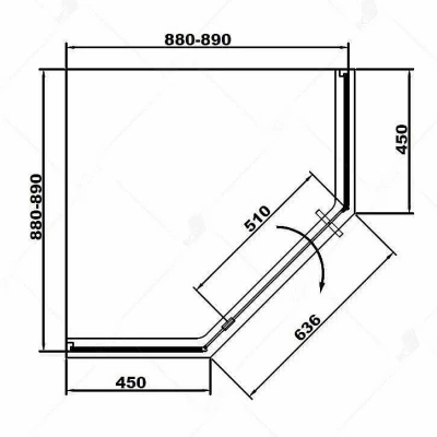 Душевая система RGW Shower Panels SP-6143-01 50140801-01 хром